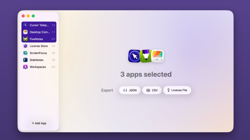 Multiple Selection and Export