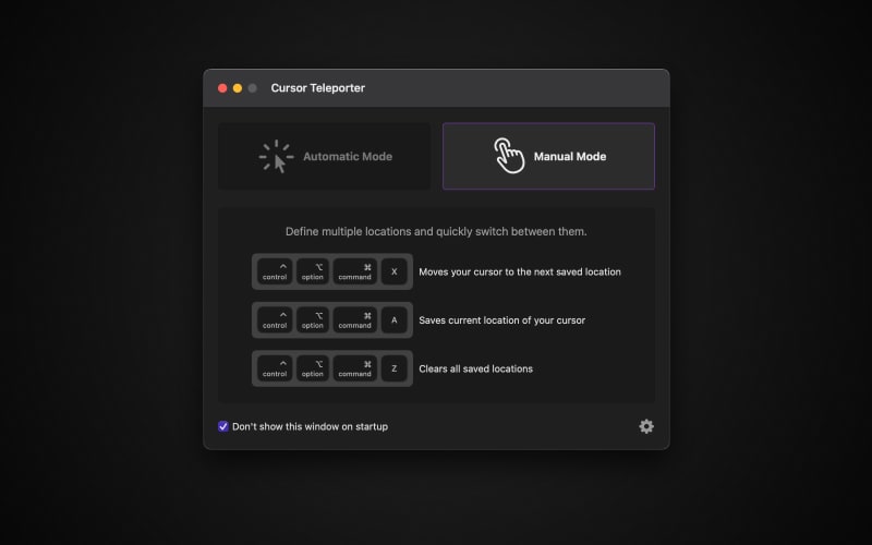 Cursor Teleporter 1.0.2