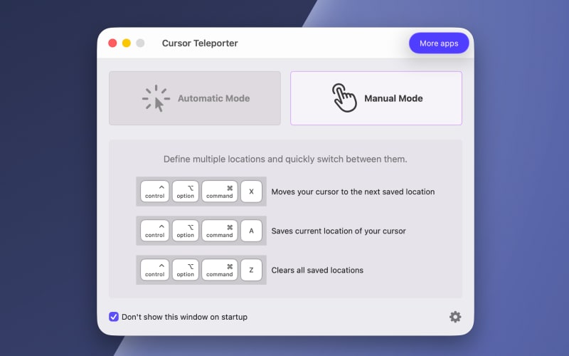 Cursor Teleporter 1.1
