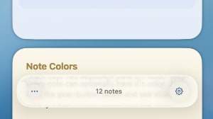 New Bottom Bar in Notes List